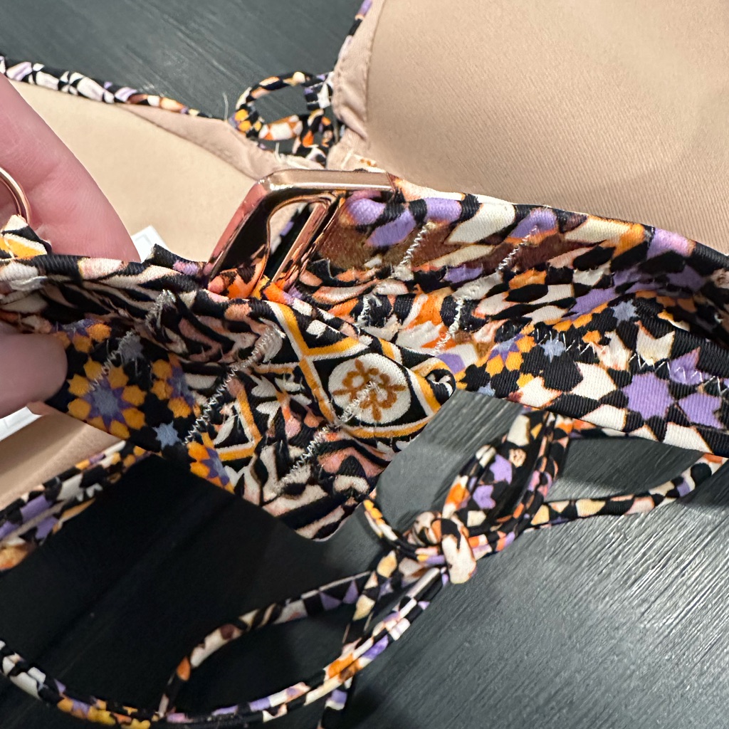 5/$15 Shade & Shore Multi-Colored Bikini Top — image 6 of 8